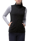 Lightweight Fleece Vest with Zip Up Pockets D1763
