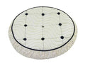 White Velour Lowrider Bike Spare Tire Cover L12132