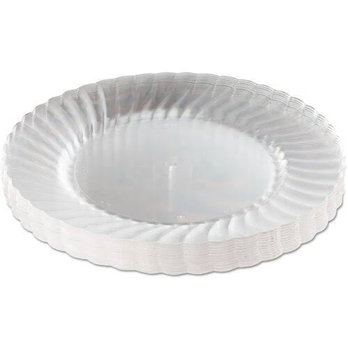 Black Plastic Plates 10.25 in 144/Case I912