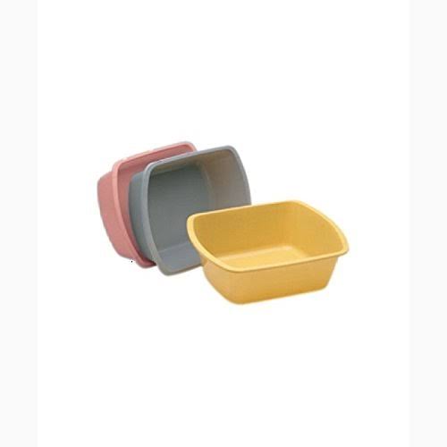 Rectangular 6 Quart Gray Wash Basin (Pack of 50) M369409