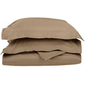 Taupe California King 3-Piece Egyptian Cotton Duvet Cover Set G6656