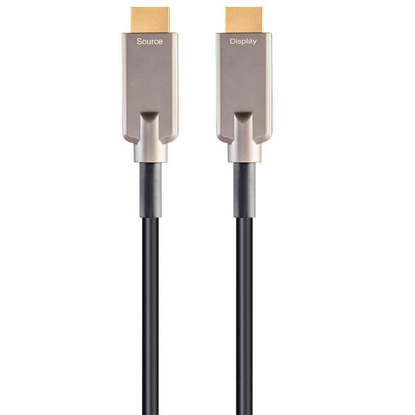 50 Feet Black Fiber Optic HDMI Cable F773