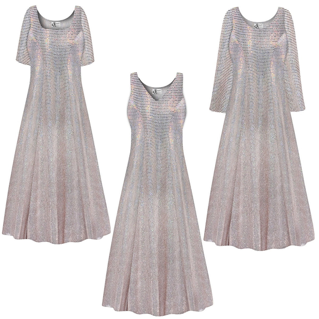 Small Womens Dress Aurora Print Short Sleeve Princess Cut B71057