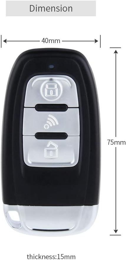 PKE Passive Keyless Entry Car Alarm System Remote Start Push Start Stop Button H36070