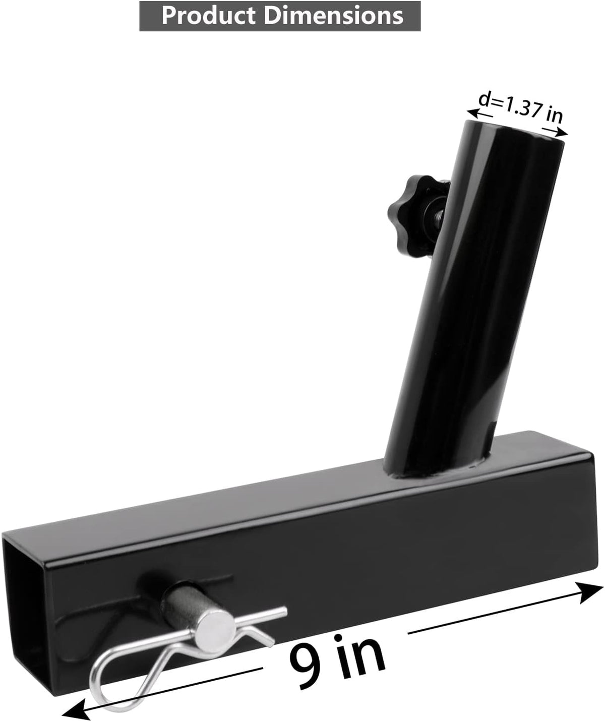 Dual Flag Pole Holder for SUV, RV, Pickup, Truck, Camper, Trailer C59882