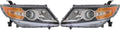 Halogen Headlight Assembly Pair for Honda Odyssey 2014 2015 2016 2017 U51256