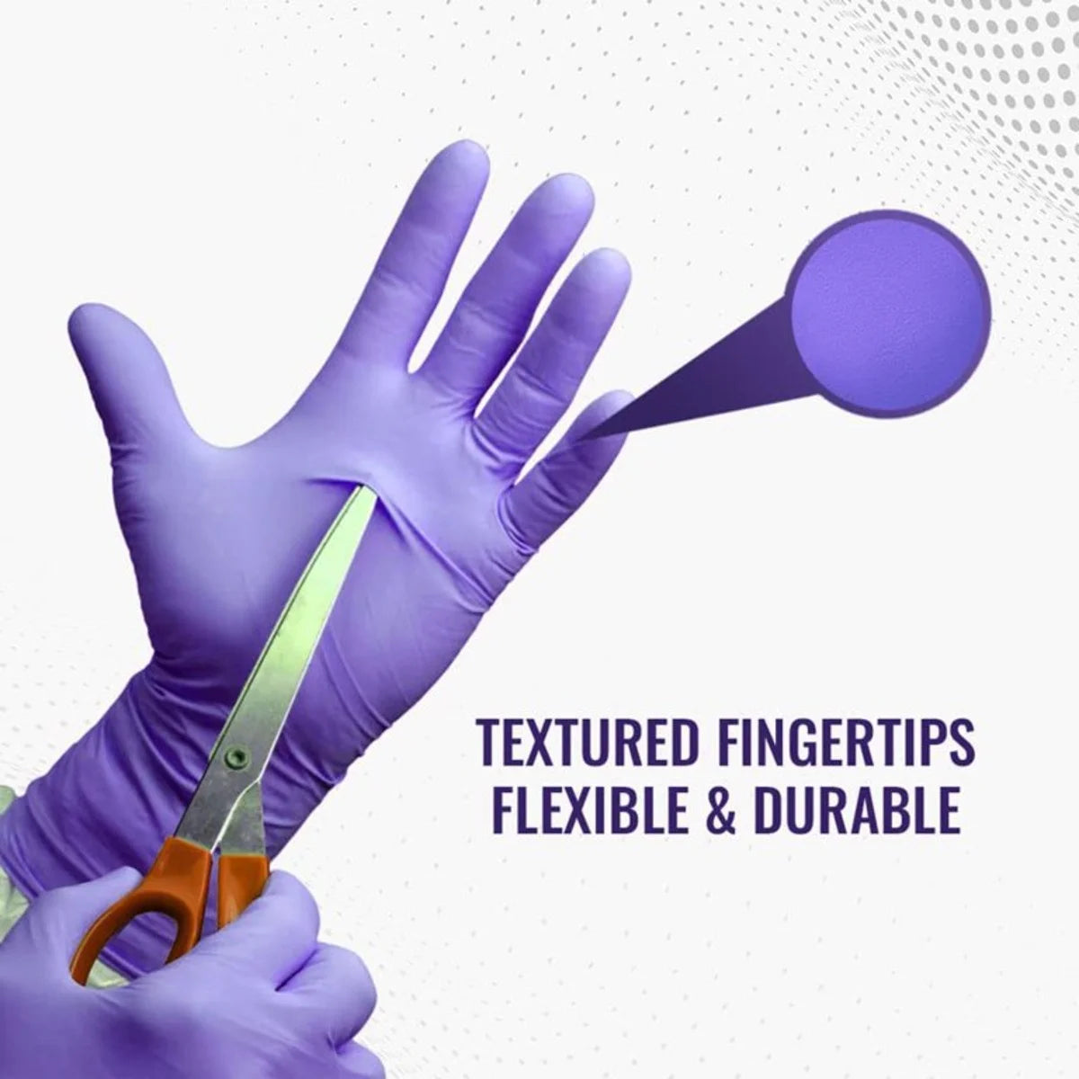 Nitrile Disposable Exam Gloves, X-Large, 300/Box, Textured Fingertips G2095