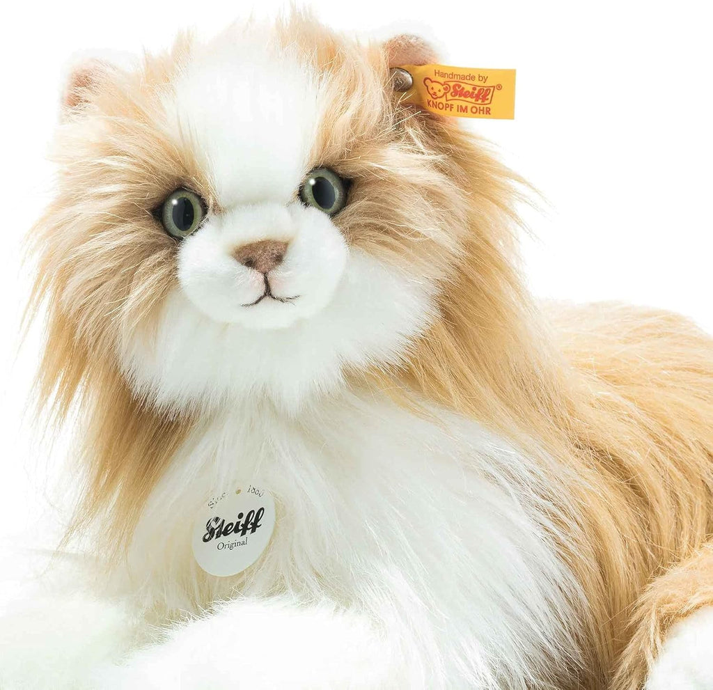 Reddish Blond/White Stuffed Animal P255