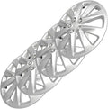 4PC Set 16 inch Silver Hubcap Wheel Cover Snap On Hubcap Y319