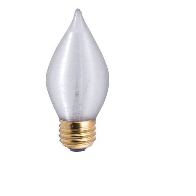 Pack of 25 60 Watt Dimmable C11 Candelabra Incandescent Bulb L195