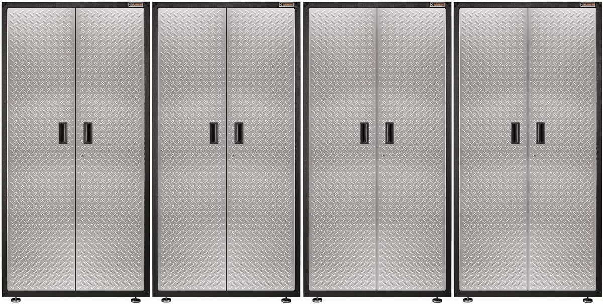 Silver Tread Steel Cabinet D59161