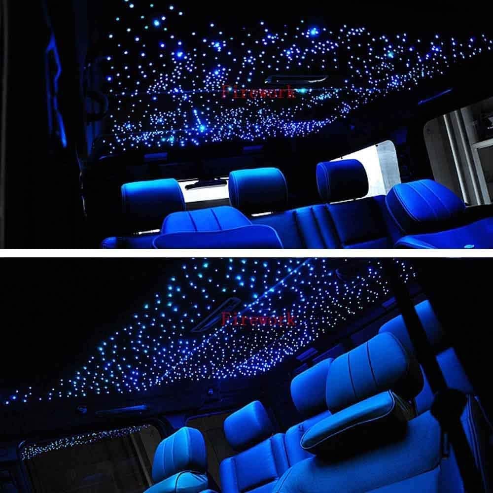 420pcs 0.03in 9.8ft RGBW LED Fiber Optic Star Ceiling Light Kit H92935