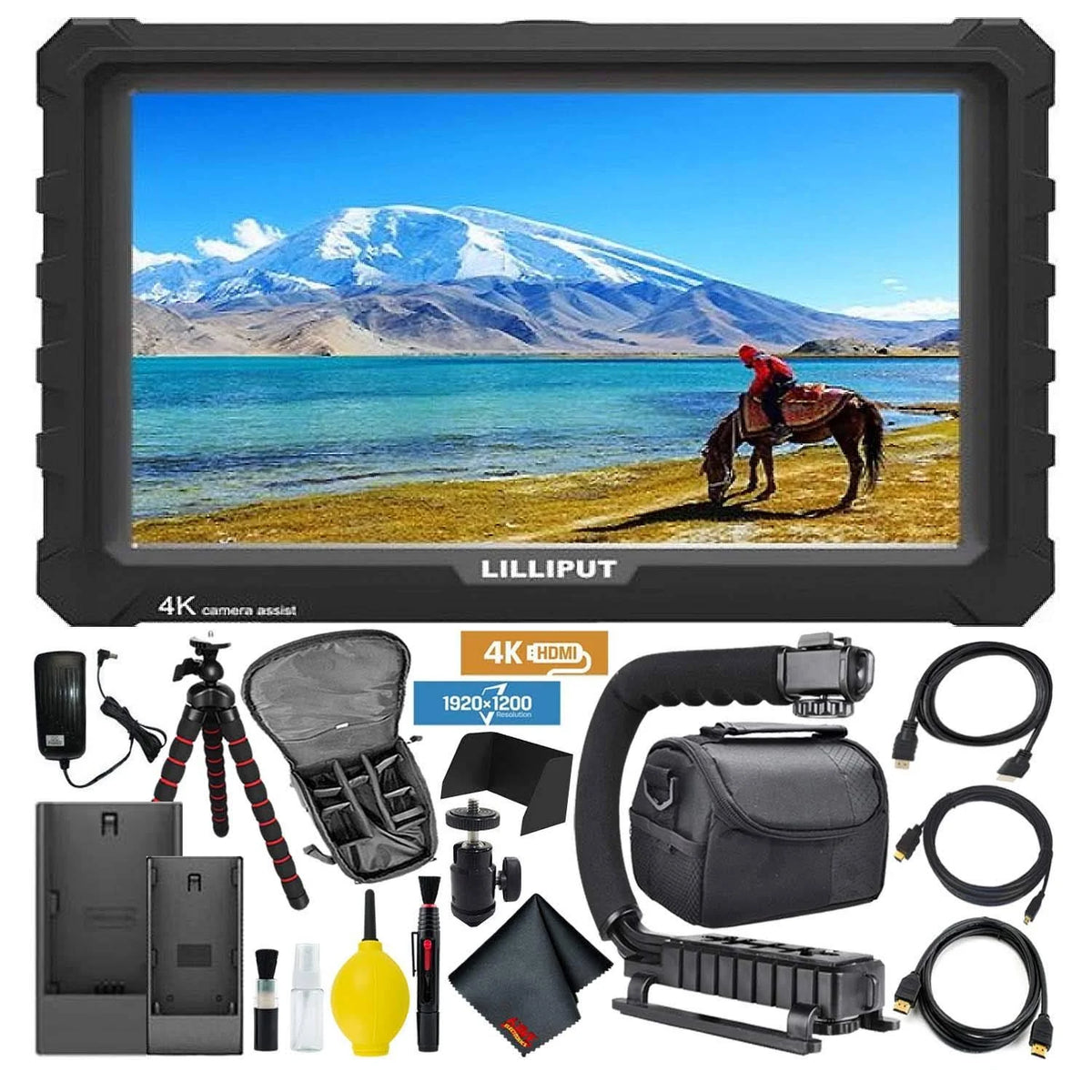 7 inch IPS Video Camera Field Monitor with 4K Support D682