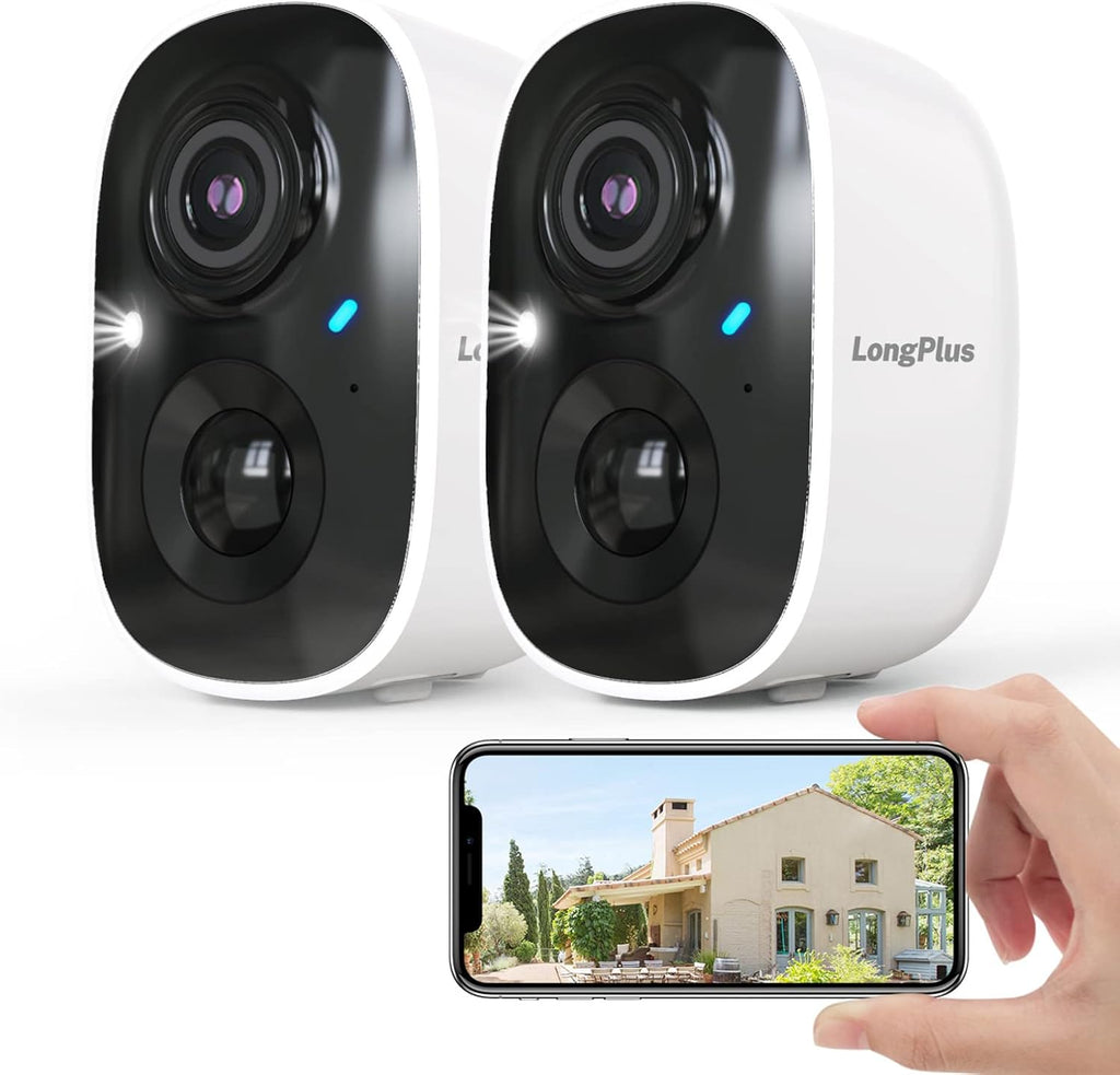 2 Pack Wireless Outdoor Security Camera with Night Vision G85658