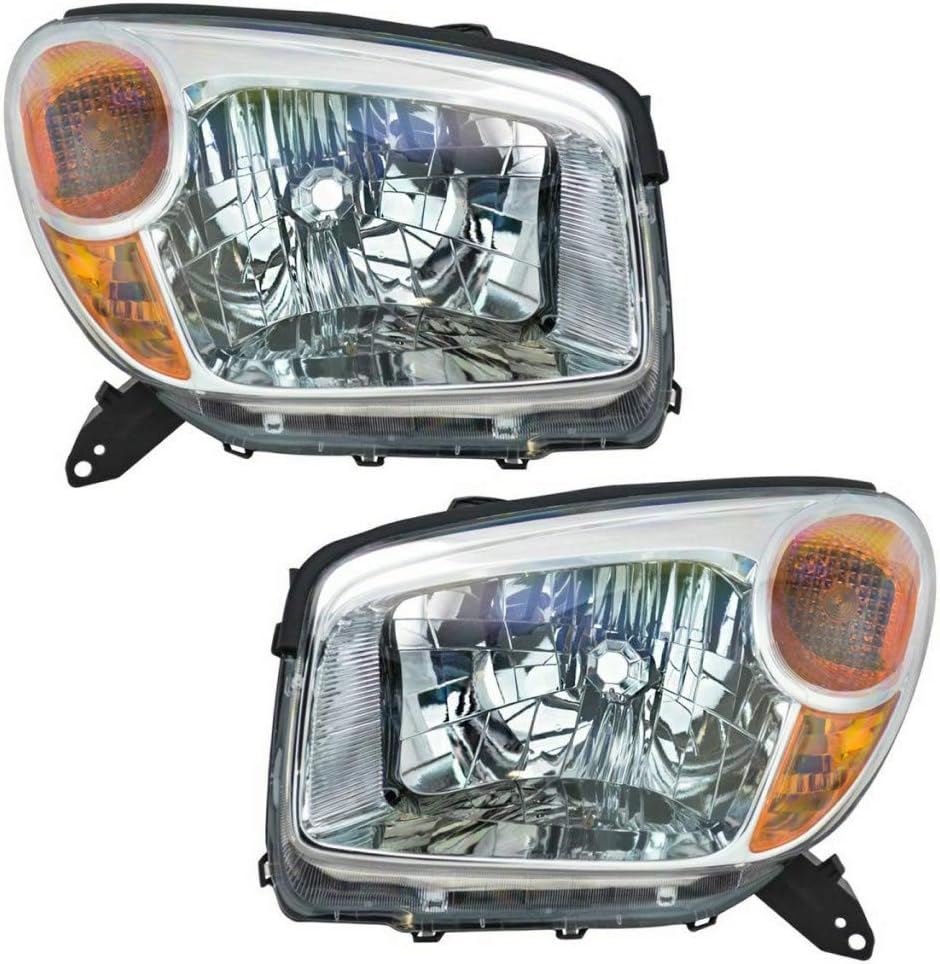 2004-2005 Toyota RAV4 Driver and Passenger Side Headlight Assembly H41995