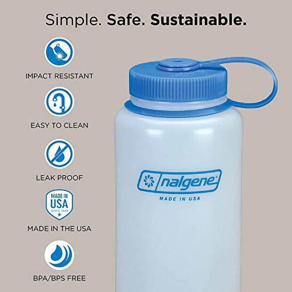 Blue 48oz Wide Mouth Water Bottle M91581