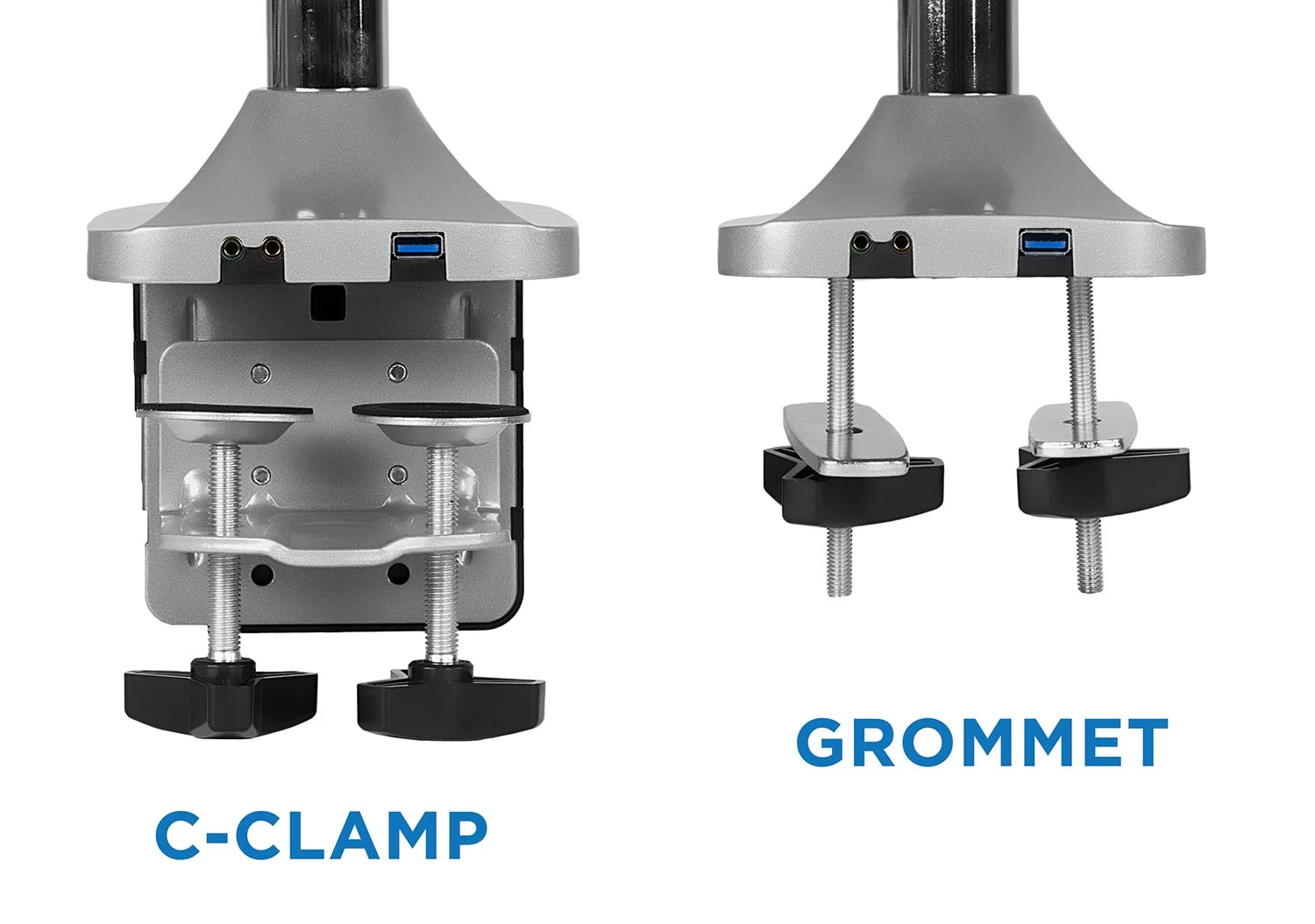 Triple Monitor Desk Mount with USB and Audio Ports G34141