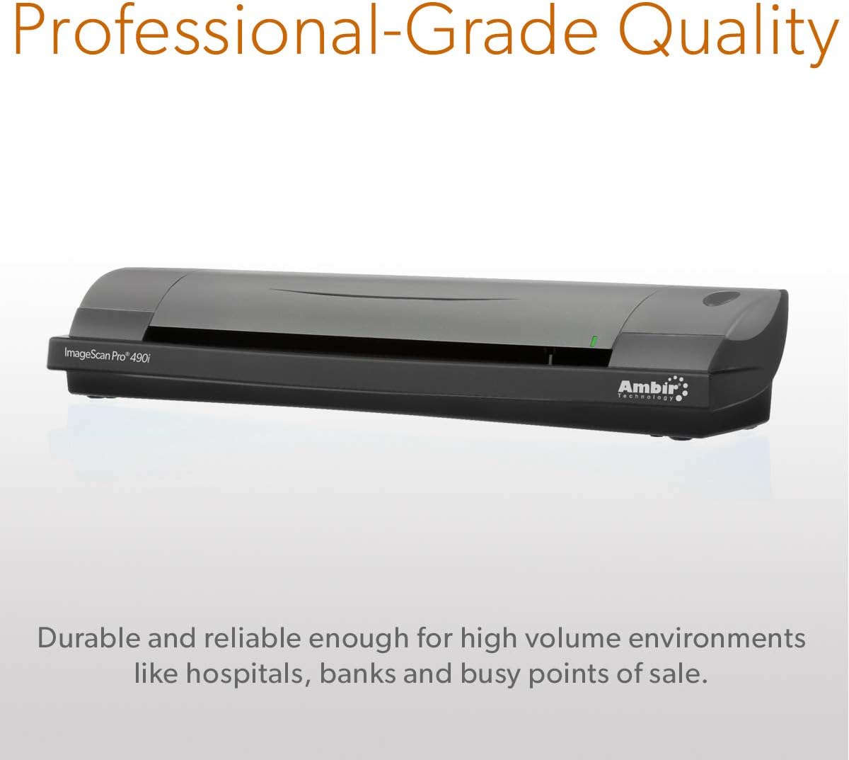 Duplex Document and Card Scanner H236