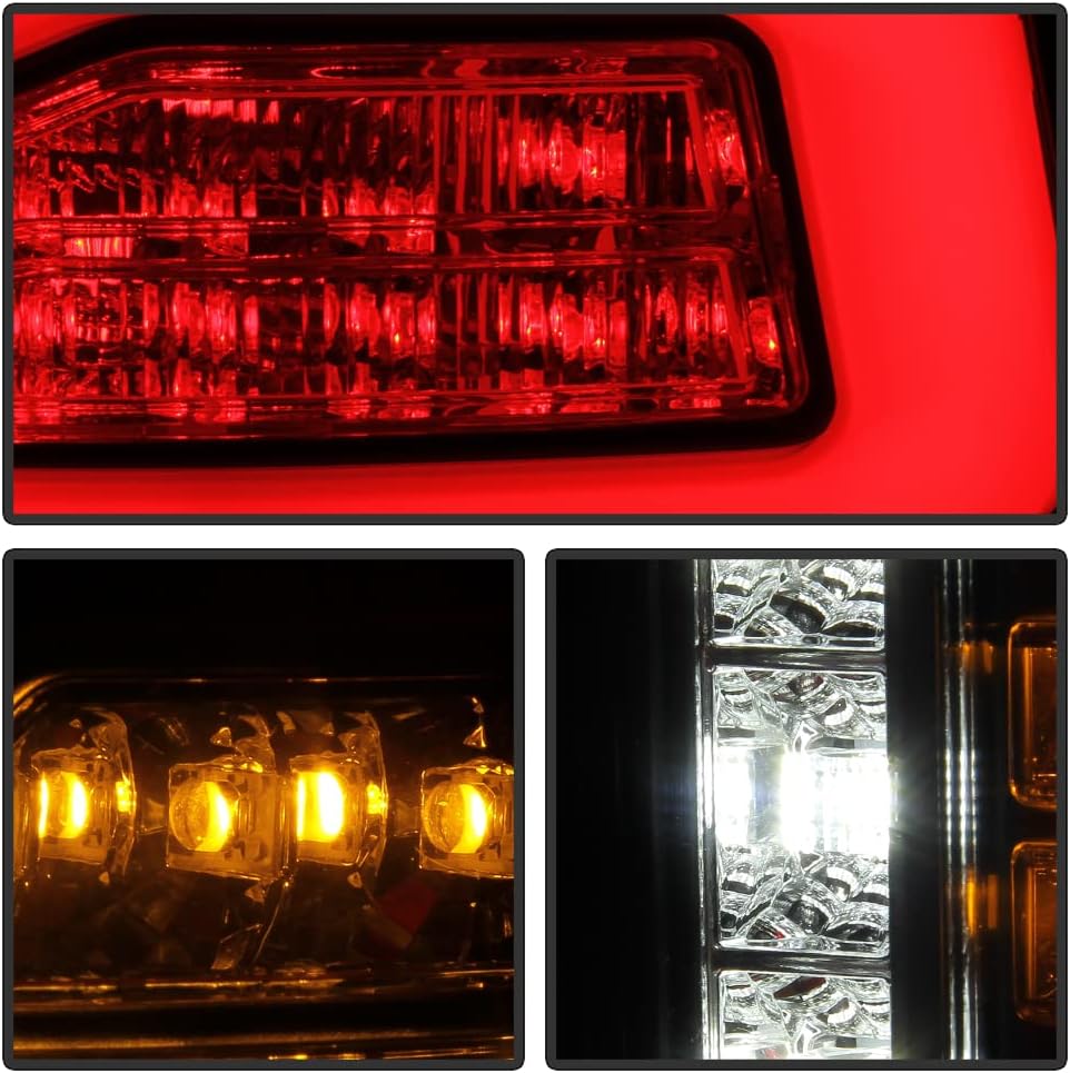Chrome LED Tail Lights for 2019-2021 Ram 1500 M4294