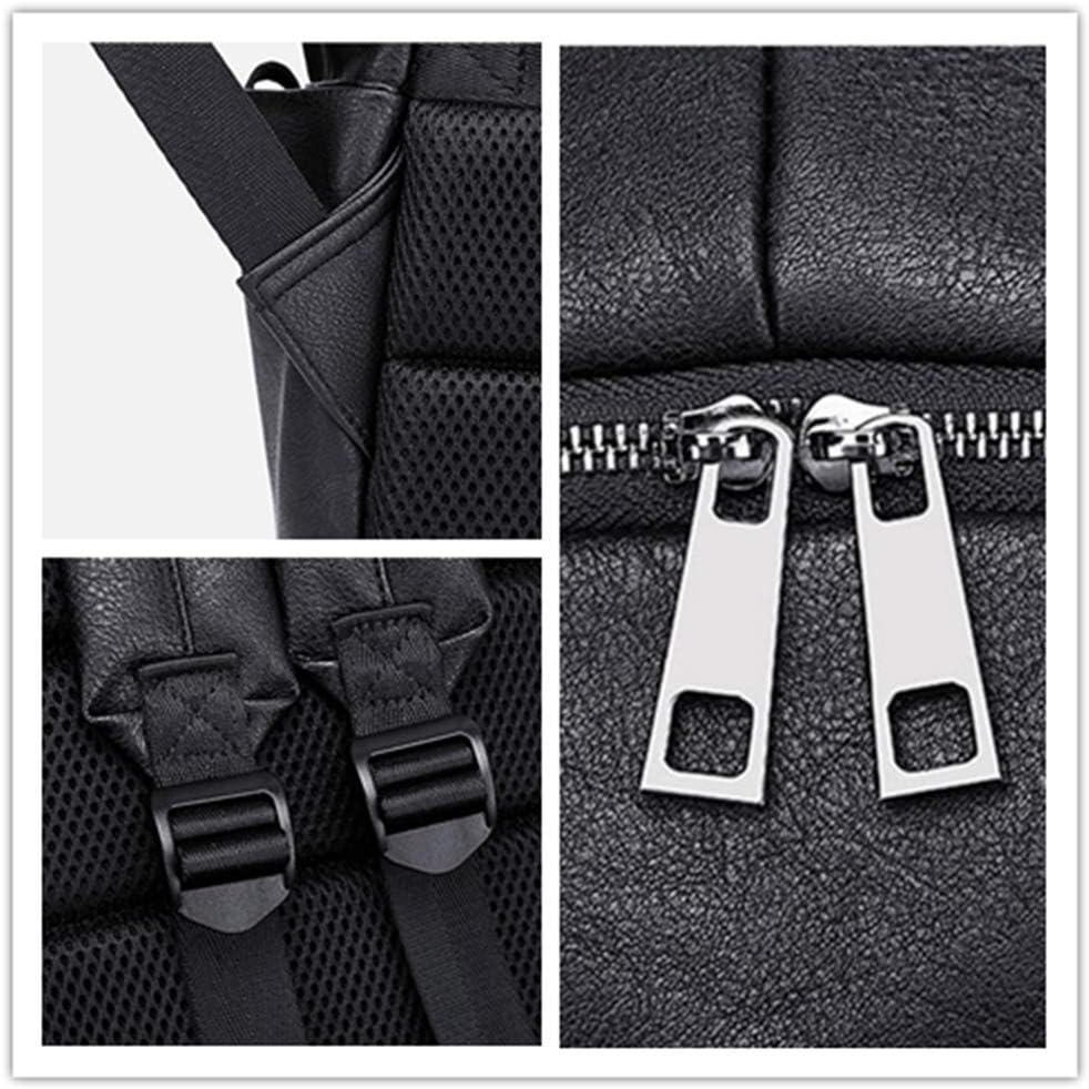 PU Leather Laptop Backpack Rucksack for 15.6 Laptop Y42992