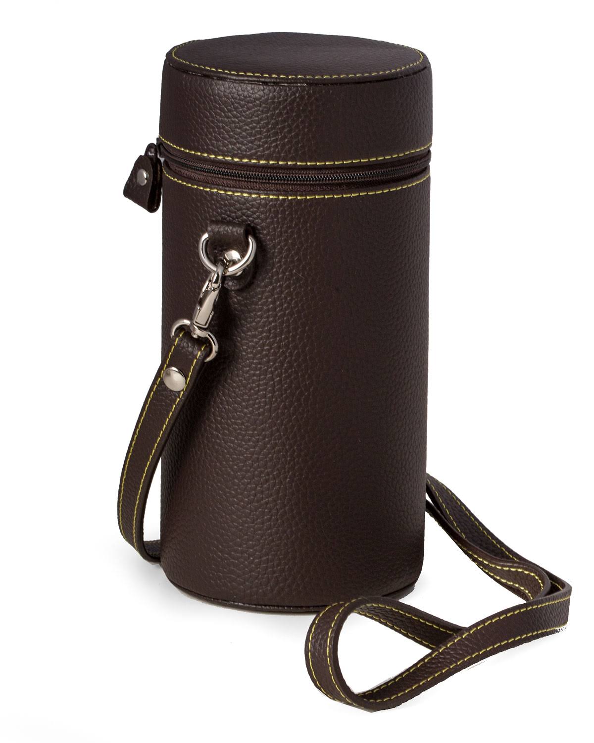 7-Piece Flask Set in Leather Carrying Case F8808