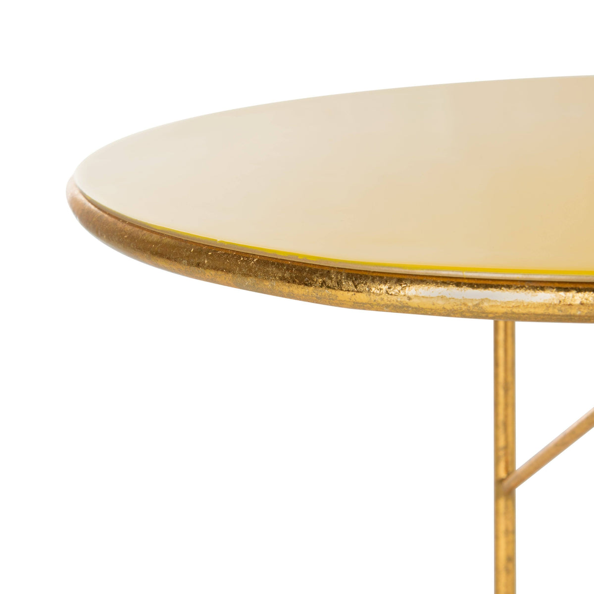 Round C Table Yellow/Gold H95100