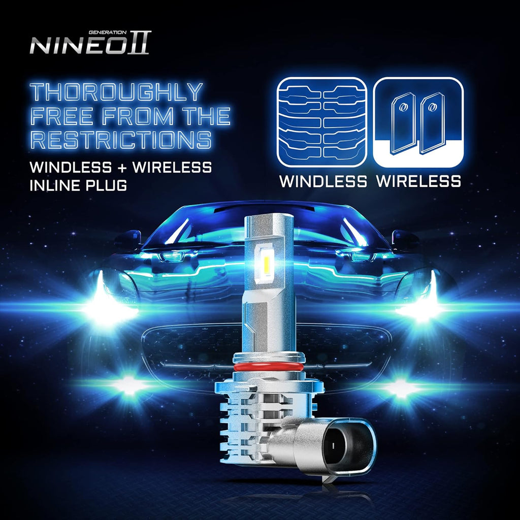 Pack of 4 Pack of 2 24000LM 6500K Cool White LED Bulbs Combo M42925