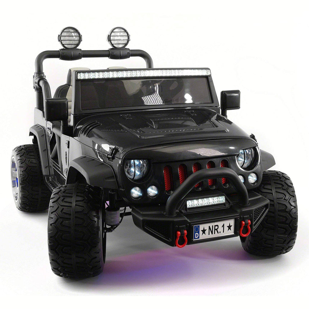 12V Power Ride-On Car Truck with R/C Parental Remote and LED Wheels Y556