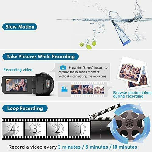 WiFi Vlogging Camera 3x22 IPS Touch Screen Night Vision Ultra HD 1080p 30fps 26MP P1031