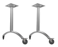 Silver Steel Arc Legs, Set of 2 T335