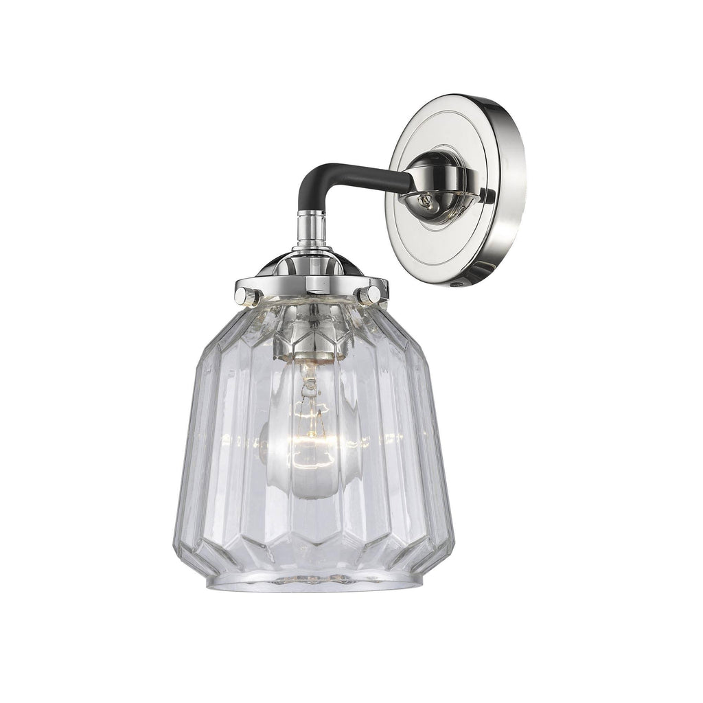 Black Polished Nickel 1 Light Sconce Q37923