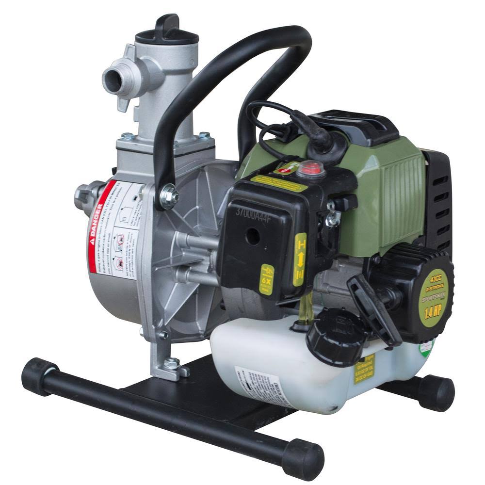 1.4 HP 2-Cycle Utility Pump with Garden Hose Adapter G572427