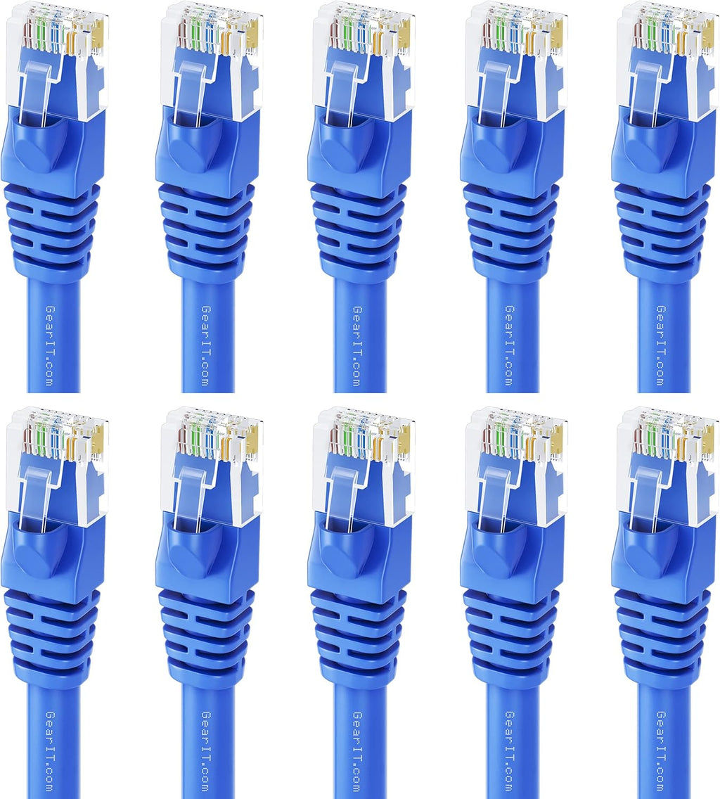 Cat 6 Snagless Ethernet Cable 0.5 Feet Blue B2194