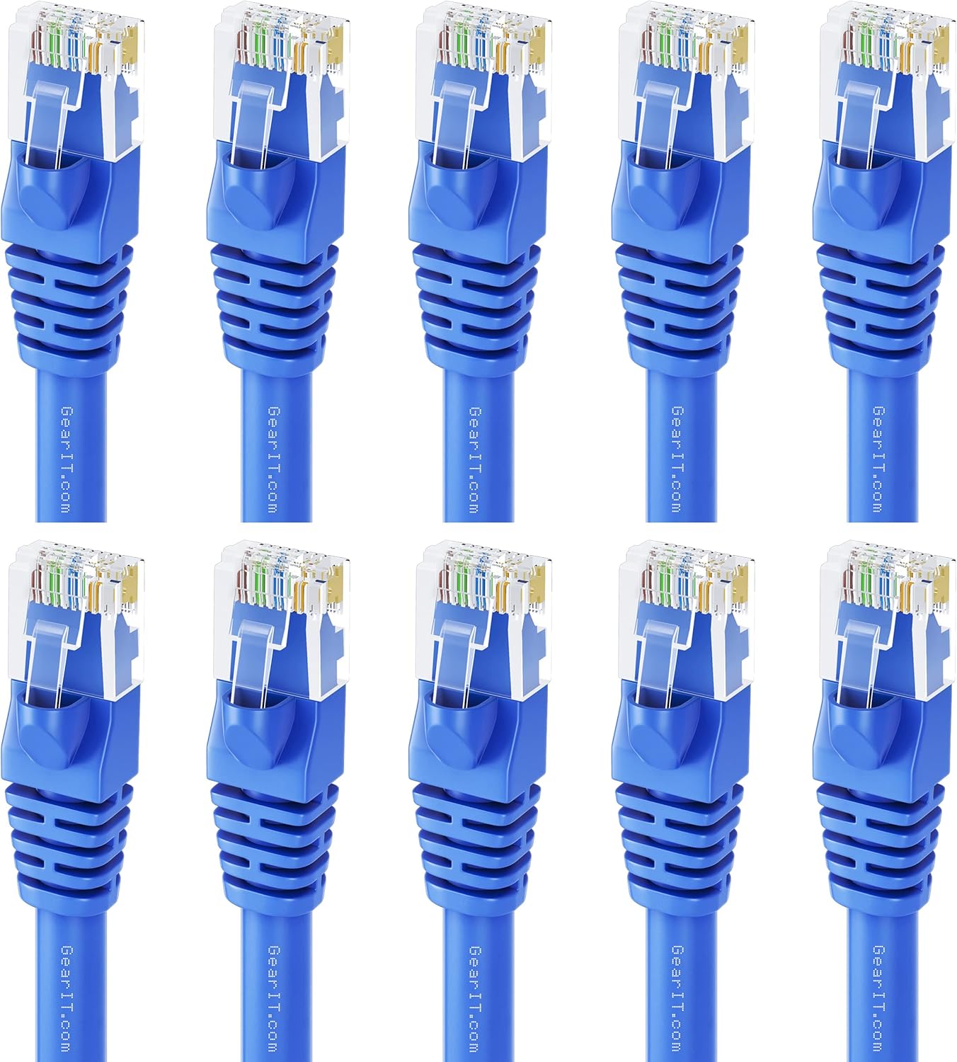Cat 6 Snagless Ethernet Cable 0.5 Feet Blue B2194