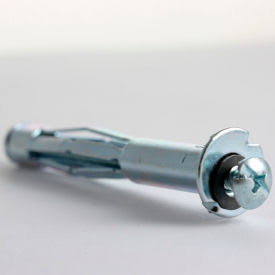 Qty 2 Hollow Wall Anchor 3/16x22 Steel Zinc Pkg of 50 D144