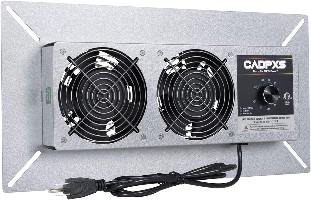 Crawlspace Ventilator Fan, Dual Fans, 220 CFM T726304