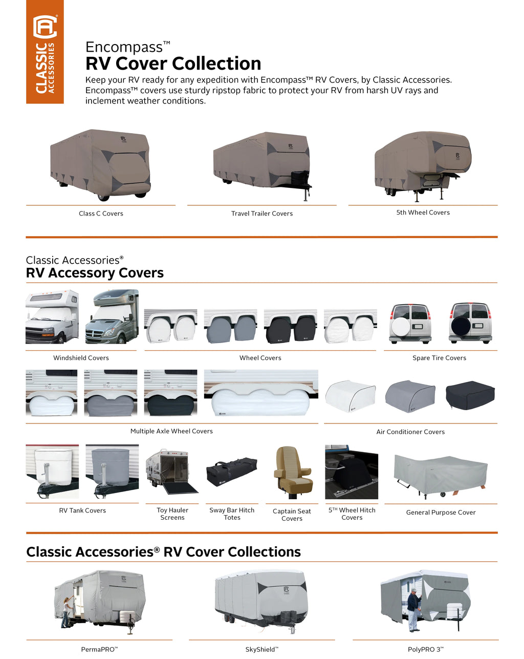 Travel Trailer Cover, 27-30 ft J9140