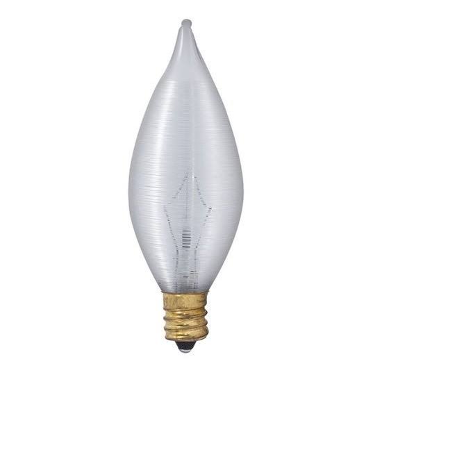 Pack of 25 60 Watt Dimmable C11 Candelabra Incandescent Bulb L195