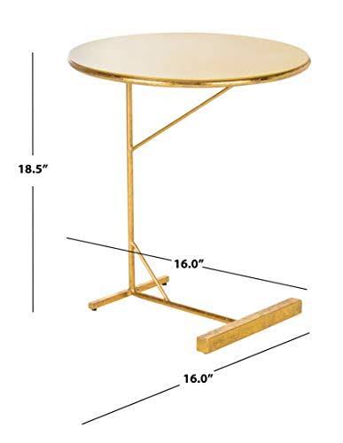 Round C Table Yellow/Gold H95100