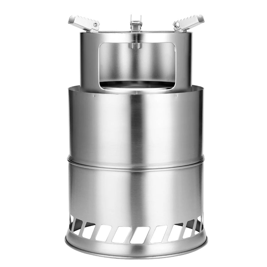 Stainless Steel Wood Barbecue Stoves Portable Picnic Barbecue Stoves J164280