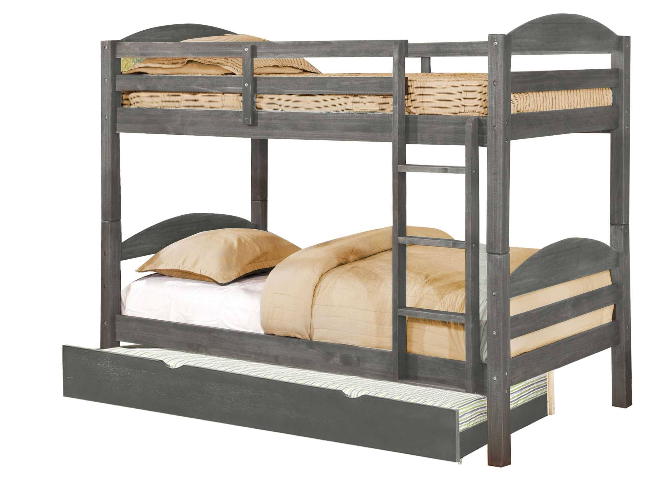 Twin Bunk Bed with Trundle A485
