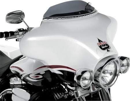 6.5" Dark Smoke Flare Windshield C726