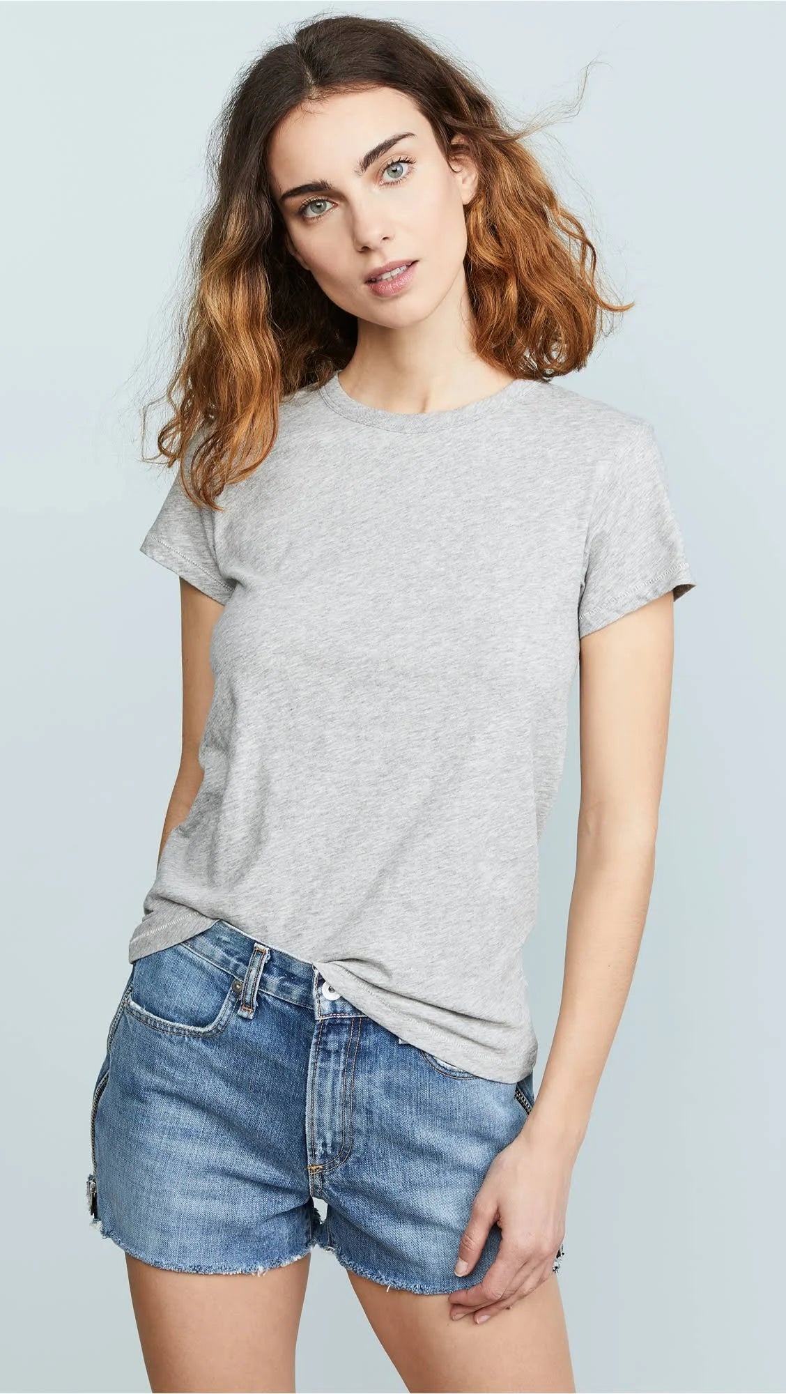 Heather Grey Tee Q360398