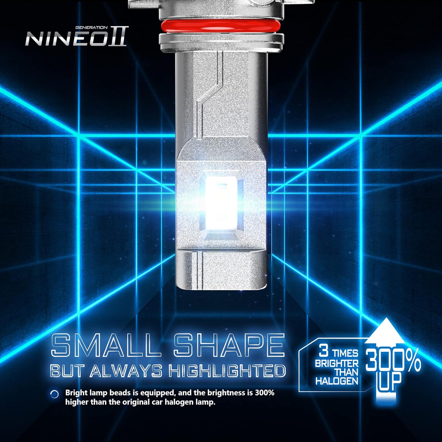 Pack of 4 Pack of 2 24000LM 6500K Cool White LED Bulbs Combo M42925