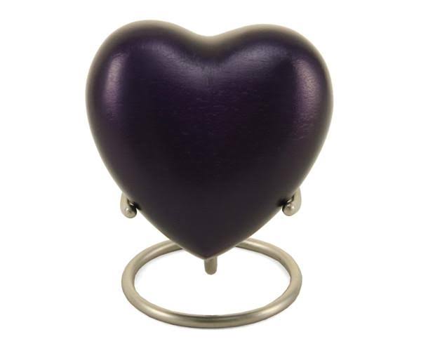 Purple Bronze Keepsake Urn O6434