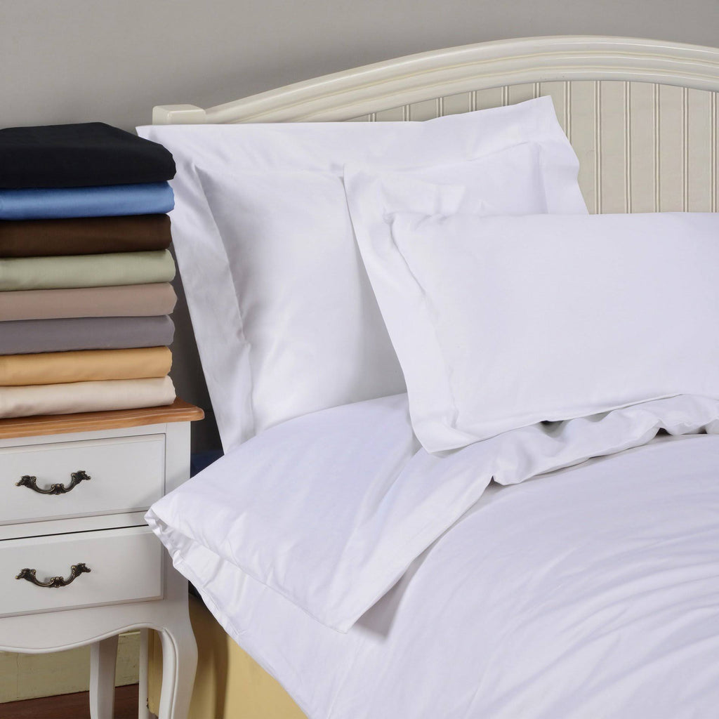 Taupe California King 3-Piece Egyptian Cotton Duvet Cover Set G6656