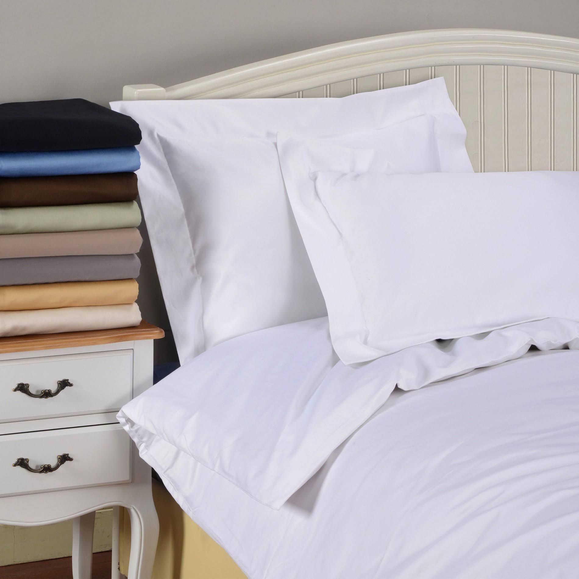 Taupe California King 3-Piece Egyptian Cotton Duvet Cover Set G6656