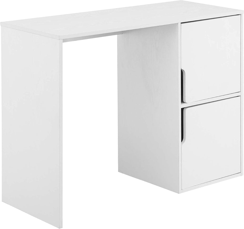 Black Cherry Student Desk with Storage Cabinets R29944