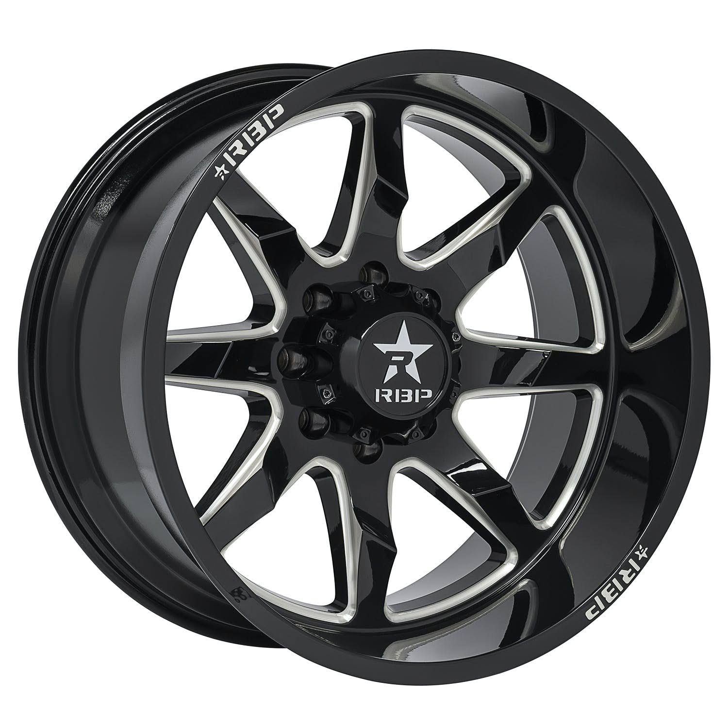 1994 Dodge Ram RBP Milled Gloss Black Saharan 81R Wheel L8770