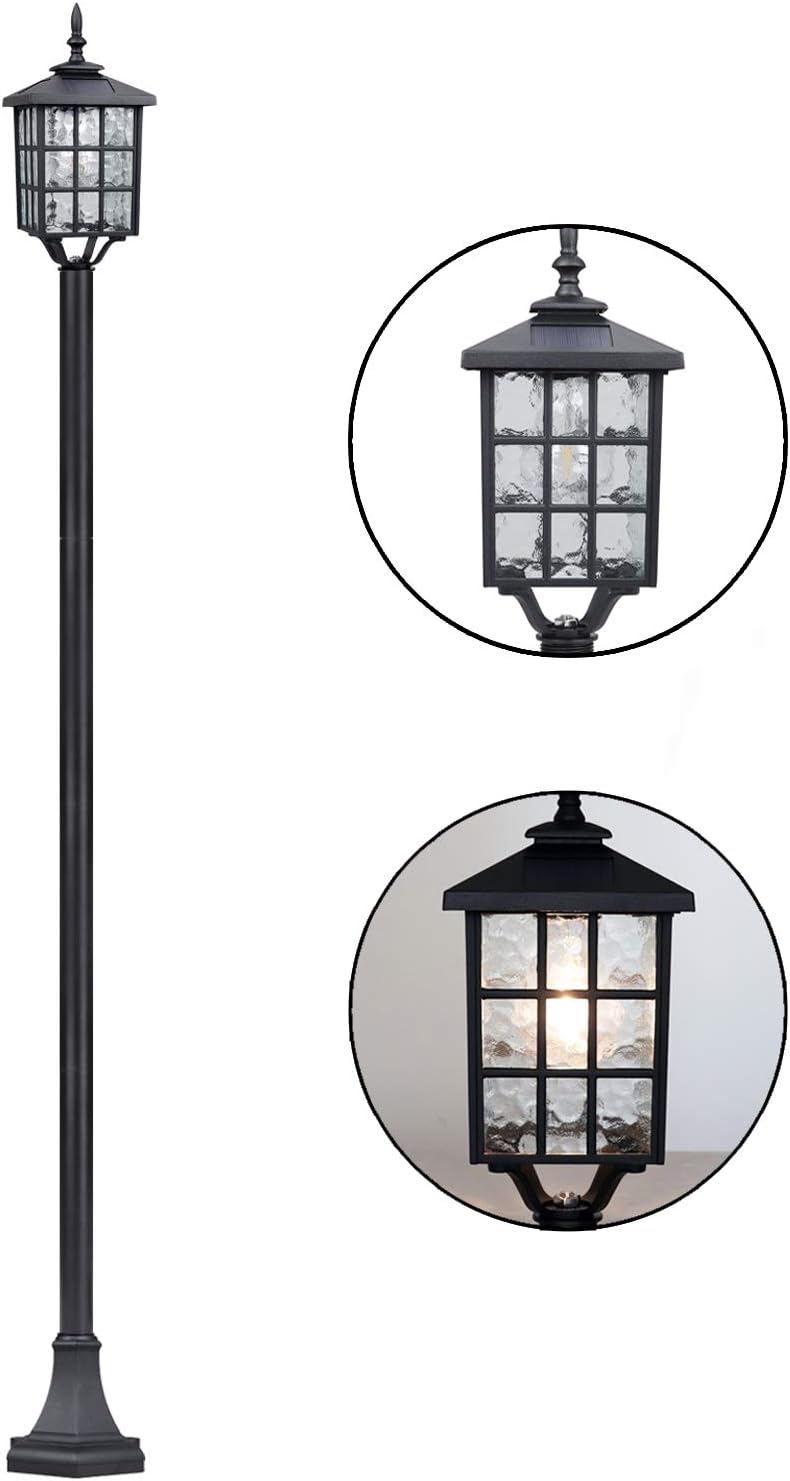 LED Cast Aluminum Solar Post Light Fixture with 3-Inch Fitter Base M906